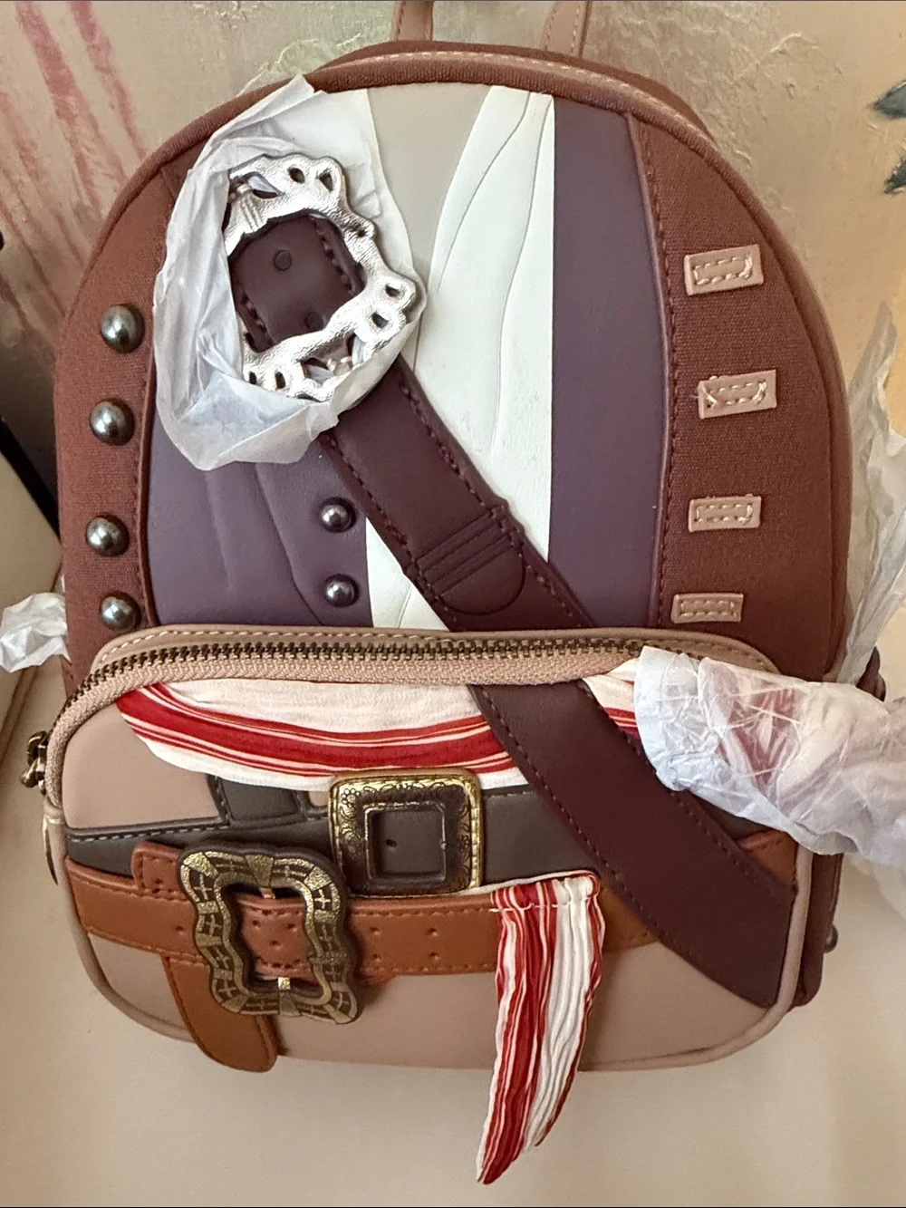 Loungefly  Pirates of the Caribbean Jack Sparrow  Cos Play Mini Backpack New!